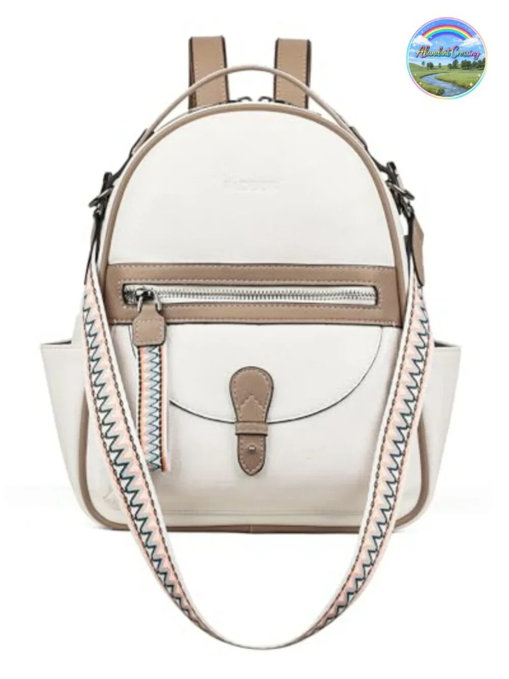 Faux Leather Mini Backpack Purse Women Small Daypack Shoulder Bag